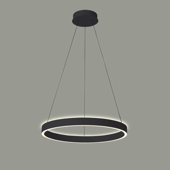 Italux PND-56215D-080RPC-BK LED Pendelleuchte Brasco Up Down | 80W integrierte LED-Quelle | 3900lm | 3000+4000K