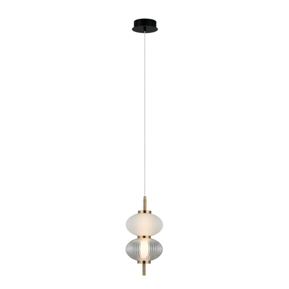 Italux PND-84938-2-BK LED Pendelleuchte Testa | 8W LED | 500lm | 3000K