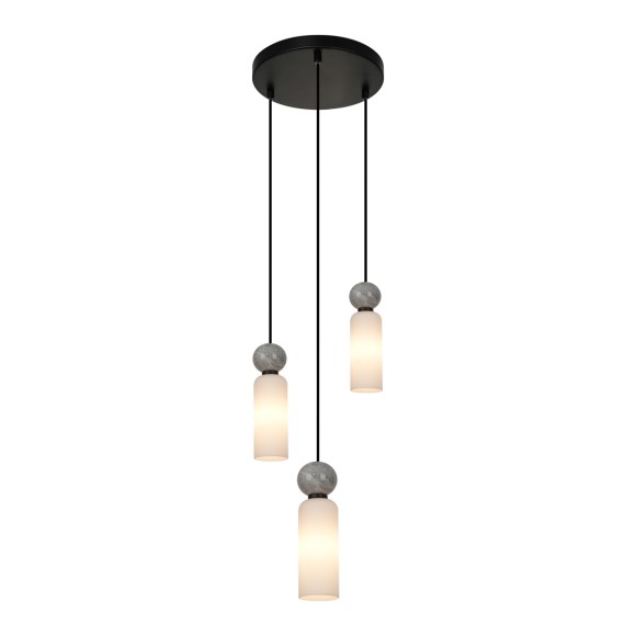 Italux PND-95331-3-BK Pendelleuchte Santos G9