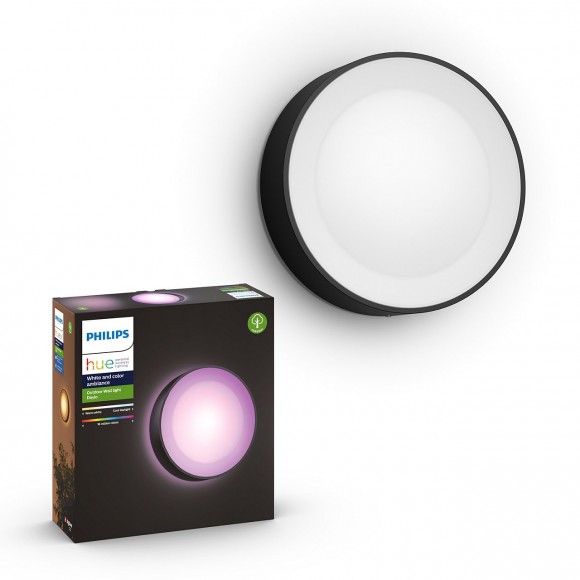 Philips Hue 17465/30/P7 LED Außenwandleuchte Daylo 1x15W | RGB - White and Color Ambiance