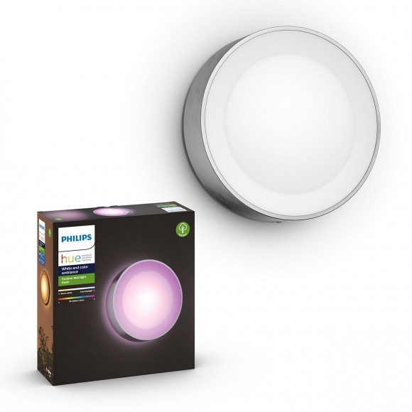Philips Hue 17465/47/P7 LED Außenwandleuchte Daylo 1x15W | RGB - White and Color Ambiance