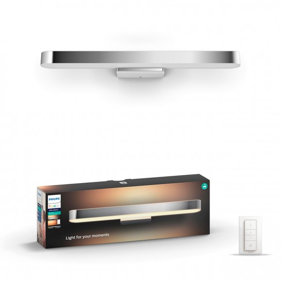 Philips Hue 34351/11/P7 LED Wandleuchte Adore 1x40W | 2200-6500K | IP44 - White Ambiance