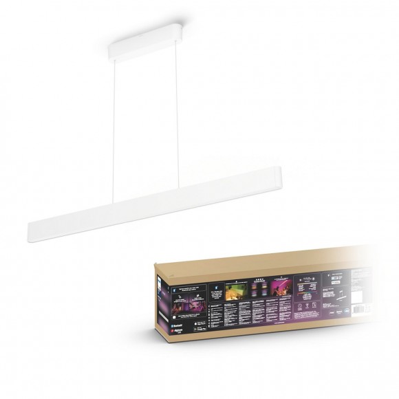 Philips Hue 40903/31/P9 LED Hängeleuchte Deckenleuchte Ensis 2x39W | 2000-6500K - Bluetooth, White and Color Ambiance