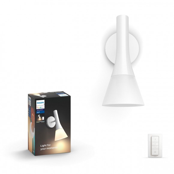 Philips Hue 43002/31/P7 Wandleuchte Explore 1x6W | 2200-6500K | E14 - White Ambiance