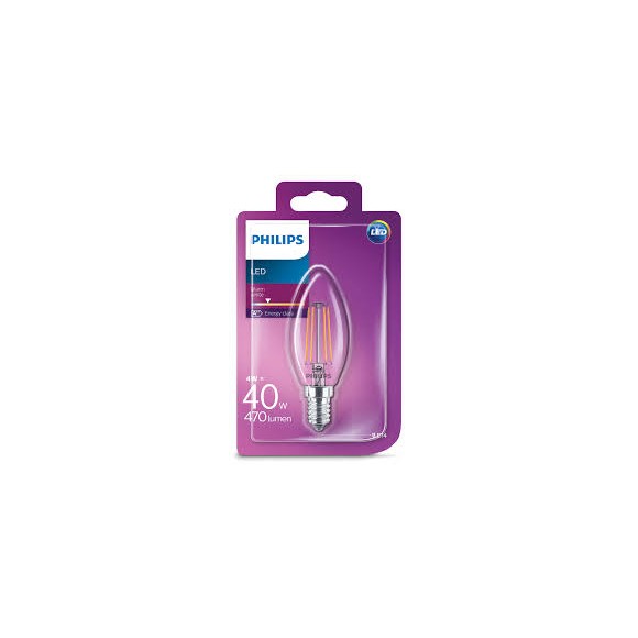 Philips 101383302 LED Lampe Classic 1x4W | E14 | 2700K