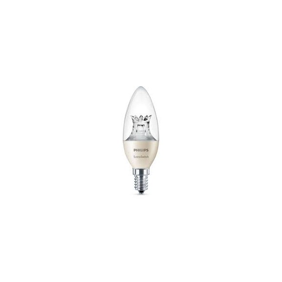 Philips 101381412 LED Lampe 2-4-5,5W | E14 | 2200-2500-2700K - Funktion SceneSwitch