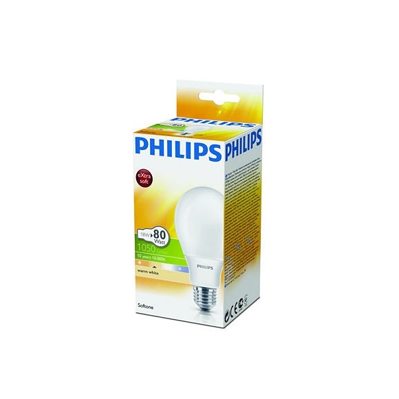Philips 8718291682783 Energiesparlampe 1x18W| E27 | 2700K