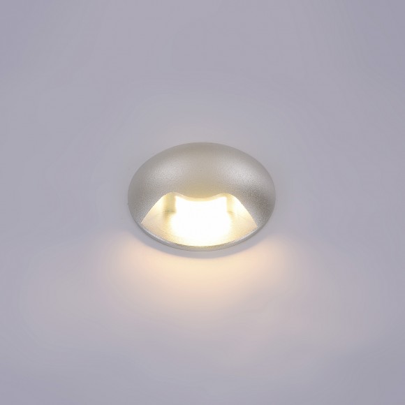 Italux PL-741-1E LED Außenwandleuchte Basilio 1x3W | 150lm | 3000K | IP65 - silber