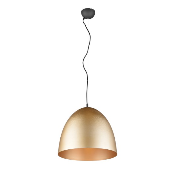Trio R30661908 Deckenleuchte Tilda 1x40W | E27 - höhenverstellbar, Messing
