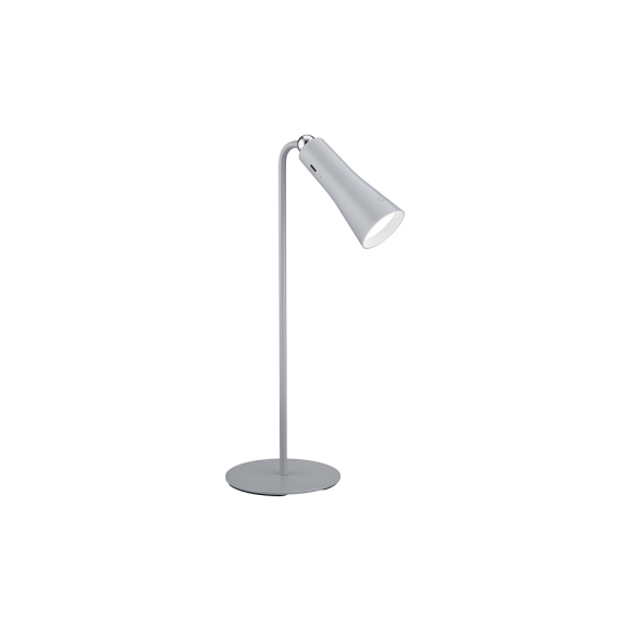 Trio R52121111 LED Tisch- oder Klemmleuchte Maxi 1x2W | 200lm | 3000K - multifunktional, magnetisch, dimmbar, 4-Stufen-Touch, grau