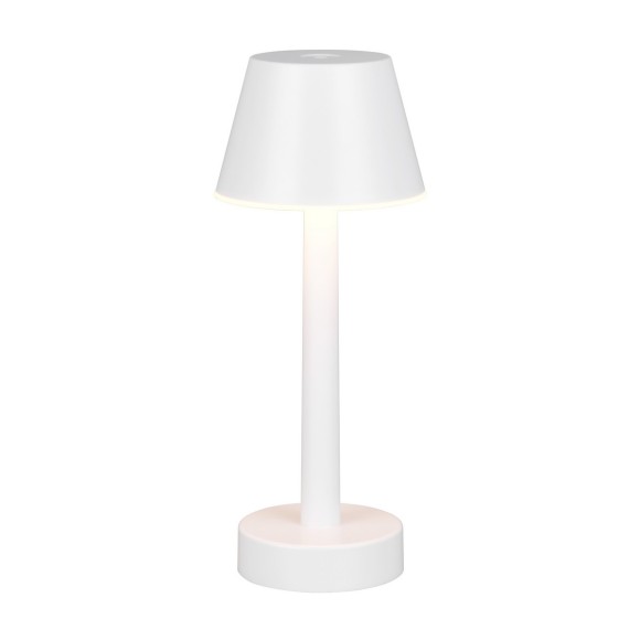 Trio TR54991131 LED Tischlampe VIDAL | 1W integrierte LED-Quelle | 1x150lm | 3000K | mit Schalter | Dimmer | Přenosné | weiß