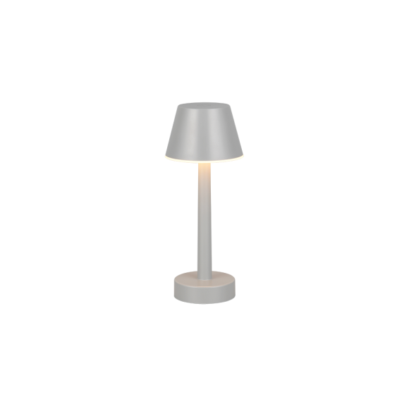 Trio TR54991177 LED Tischlampe VIDAL  | 1W integrierte LED-Quelle | 1x150lm | 3000K | mit Schalter | Dimmer | Přenosné | grau