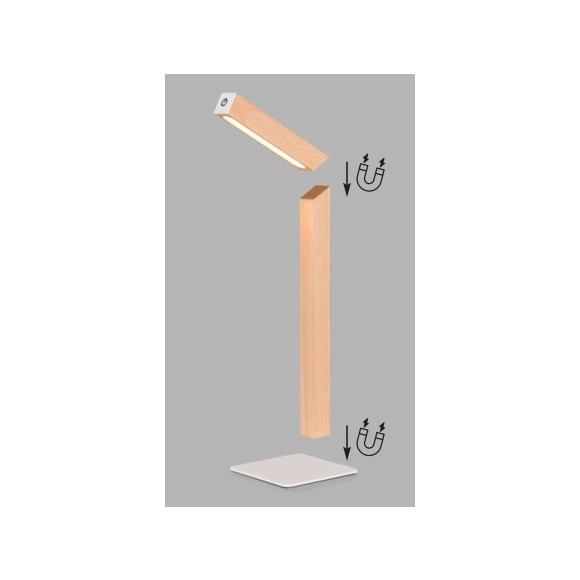 Trio TR55951135 LED Tischlampe SKIP  | 2W integrierte LED-Quelle | 185lm | 3000K
