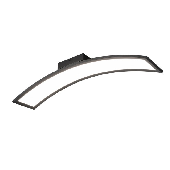 Trio TR64861132 LED Deckenleuchte SIGMA | 23W integrierte LED-Quelle | 1x2600lm | 3000K | schwarz