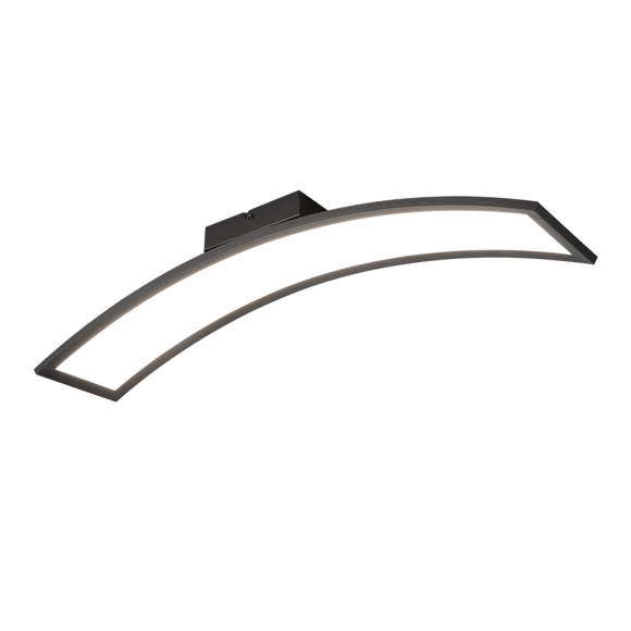 Trio TR64861132 LED Deckenleuchte SIGMA  | 23W integrierte LED-Quelle | 1x2600lm | 3000K | schwarz
