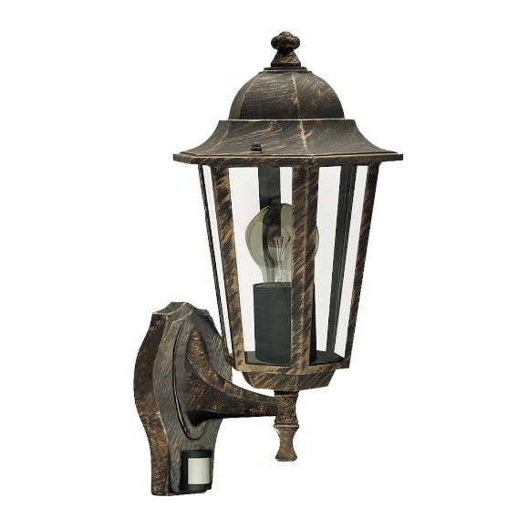 Rabalux 8218 Velence Außenwandleuchte mit Sensor 1xE27 - braun