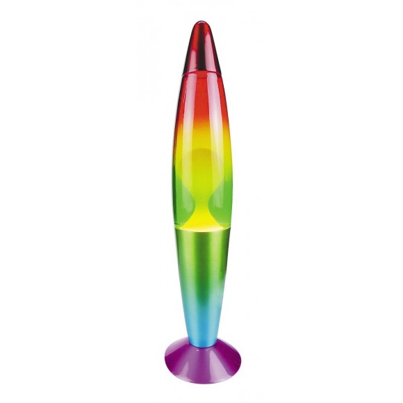 Rabalux 7011 Lollipop Rainbow dekorative Lavalampe E14 1X MAX G45 25W