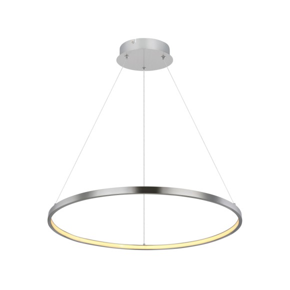 Globo 67192-29 LED Deckenleuchte Ralph 1x29W | 1400lm | 3000K - höhenverstellbar, Nickel, Opal