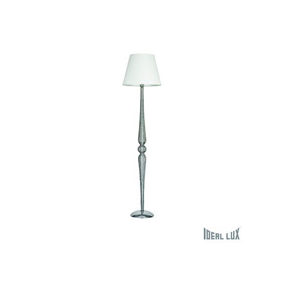 Ideal Lux Stehlampe DOrotHY 1x100W E27 - chrom/rauch grau