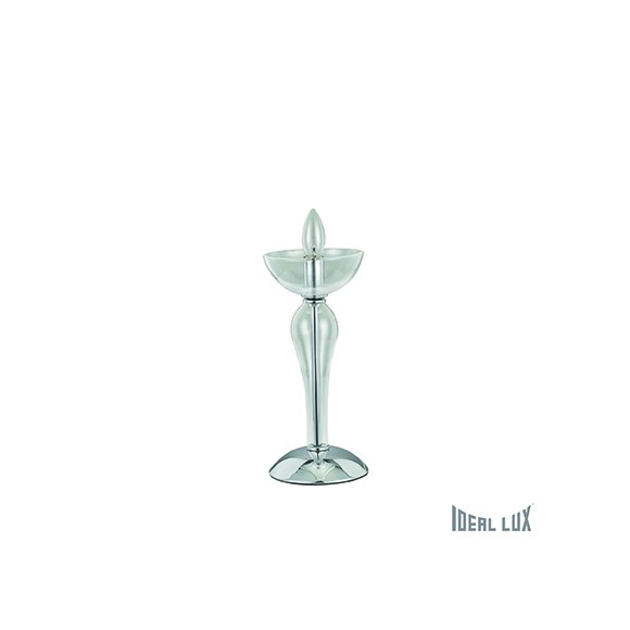 Ideal Lux Tischlampe CASANOVA 1x40W E14 - transparent/chrom