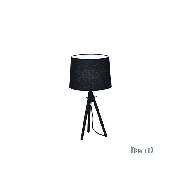 Ideal Lux Tischlampe Yorker TL1 1x60W E27 - natürliche Materialien