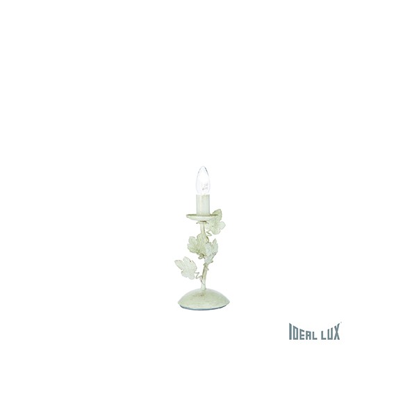 Ideal Lux Tischlampe CHAMPAGNE 1x40W E14 - Elfenbein/gold