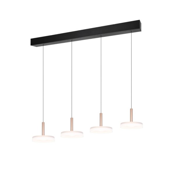 Trio T354910465 LED Pendelleuchte CELESTE  | 4x7,5W integrierte LED-Quelle | 4x750lm | 3000K