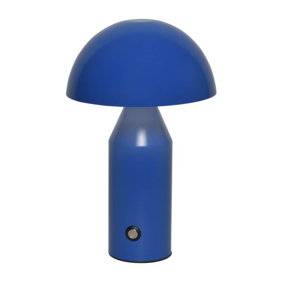 Italux 5906630853311 LED Tischlampe Dorbia | 2W integrierte LED-Quelle | 45lm | 3000/6500K | mit Schalter | blau