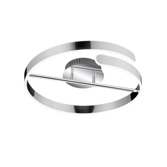 Trio R67071106 LED-Hängeleuchte Parma 1x37W | 4500lm | 4000 K - dimmbar, Dimmschalter, chrom