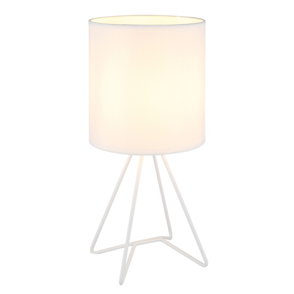 Globo 21734W Tischlampe TAMIAN E14 | mit Schalter
