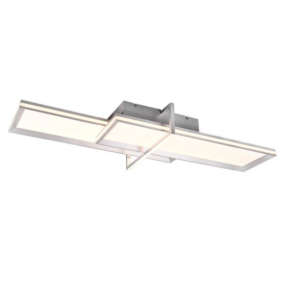 Trio 672110505 LED-Deckenleuchte Charleston 1x21w + 12W | 2600lm + 1600lm | 3000k - Aluminium