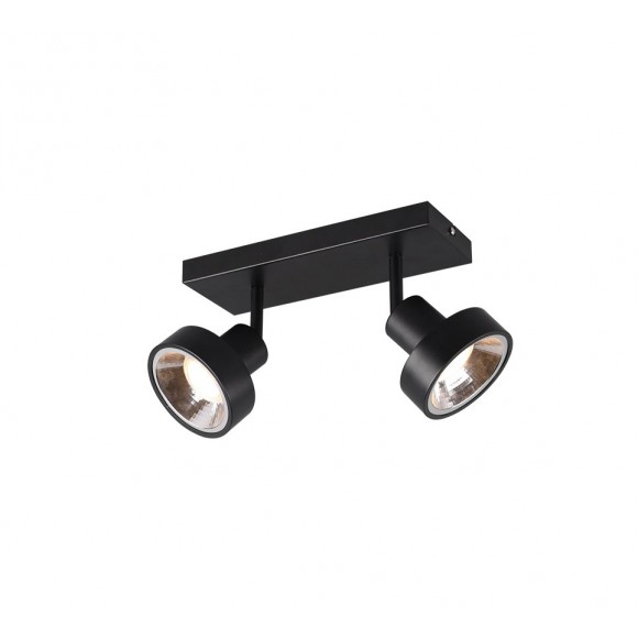 TRIO 800700232 Spotleuchte Deckenleuchte Leon 2x35W | GU10 | IP20 - schwarz