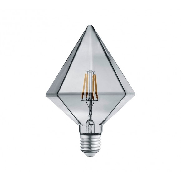 TRIO 901-454 LED Design Lampe Kristall 1x4W | E27 | 140L | 3000K - rauchglas