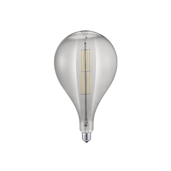 TRIO 906-854 LED Design Lampe Tropfen 1x8W | E27 | 260L | 2700K - dimmbar, rauchglas
