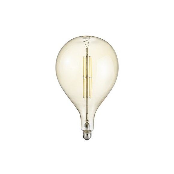 TRIO 906-879 LED Design Lampe Tropfen 1x8W | E27 | 560lm | 2700K - dimmbar, Bernstein