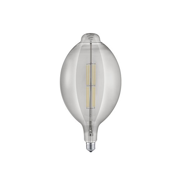 TRIO 908-854 LED Design Lampe Tropfen 1x8W | E27 | 260L | 2700K - dimmbar, rauchglas