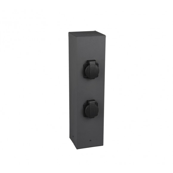 TRIO 9964-42 Steckdosensäule 4 Steckdosen Garden Socket | 3600W max - anthrazit