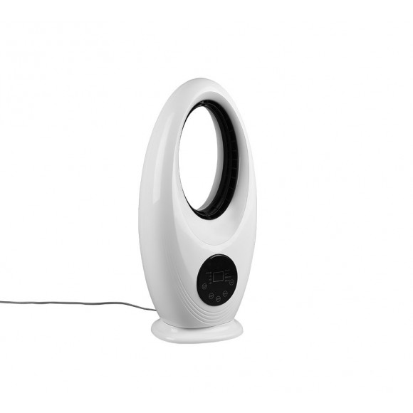 Trio R043-01 LED-Ventilator Kalmar 1x2w | RGB - 3 Geschwindigkeit, Timer, Fernbedienung, Touchscreen, weiß