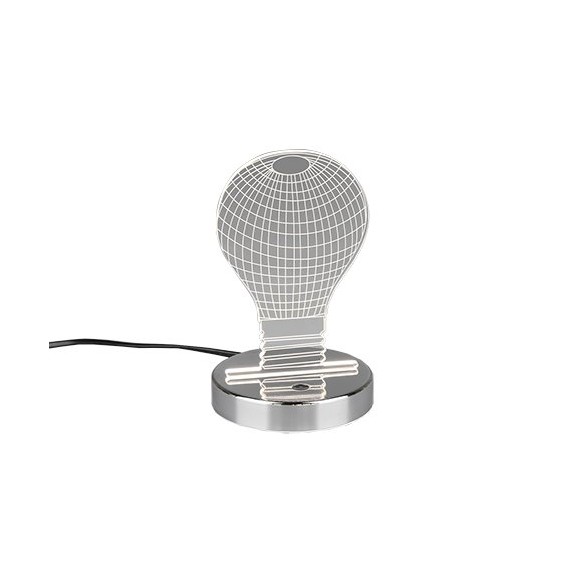 TRIO R52631106 Bulb Dekorative Tischleuchte LED 1x3W 3000K