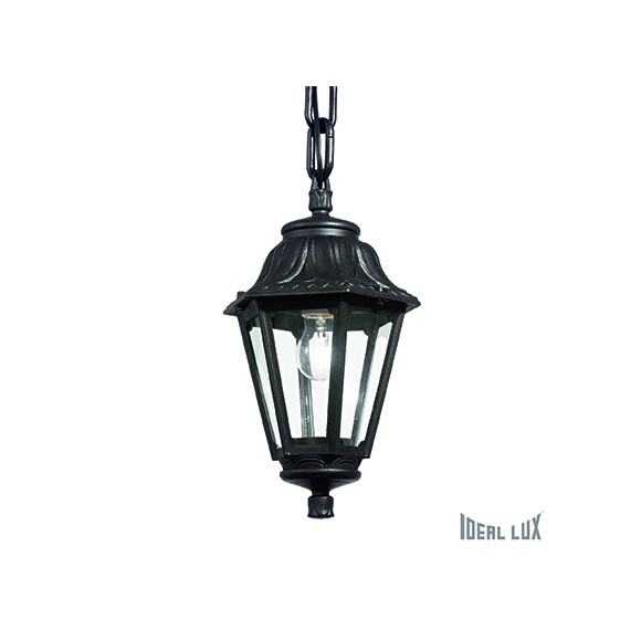 Ideal Lux Außen-Hängeleuchte Anna SP1 1x60W E27 - schwarz