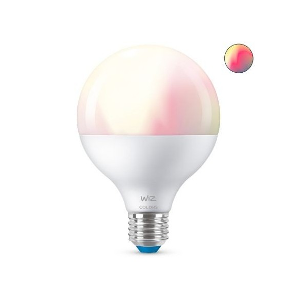 WiZ Colors 8718699786359 Intelligente LED-Lampe E27 | 1x11w | 1055lm | 2200-6500K | RGB - Kugelform