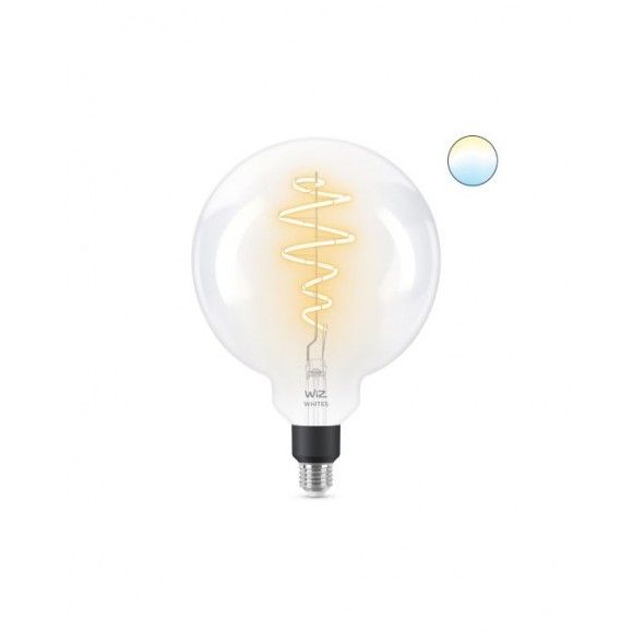 WiZ Tunable White 8718699786731 Intelligente LED-Filament-Lampe E27 | 1x65w | 470lm | 2700-6500K - Kugelform