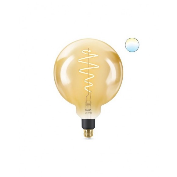 WiZ Tunable White 8718699786830 Smart LED Design E27 | 1x65w | 390lm | 2000-5000K - Globusform, große Lampe