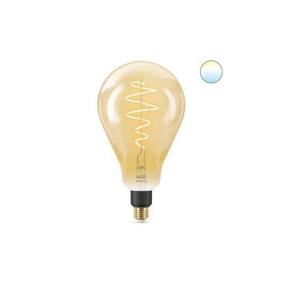 WiZ Tunable White 8718699786854 Intelligente LED-Design-Lampe E27 | 1x65w | 390lm | 2000-5000K - Große Lampe
