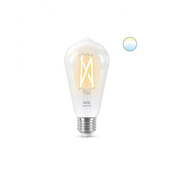 WiZ Tunable White 8718699787172 Intelligente LED-Filament-Lampe E27 | 1x6,7w | 806lm | 2700-6500K