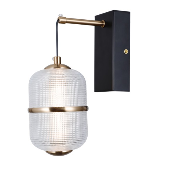 Italux WL-34375-1-BK LED Wandleuchte Alani | 6W LED | 588lm | 3000K