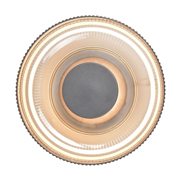 Italux WL-36482-GR LED Deckenleuchte Passo | 8W integrierte LED-Quelle | 3000K | grau | schwarz