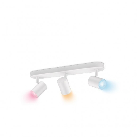 WiZ Colors 87195145516 LED Spotleuchte Imageo 3X5W | Gu10 | 1050lm | 2200-6500K | RGB - dimmbar, weiß