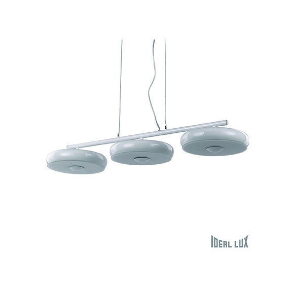 Ideal Lux Hängeleuchte - Kronleuchter Audio 3x22W T5 - weiß
