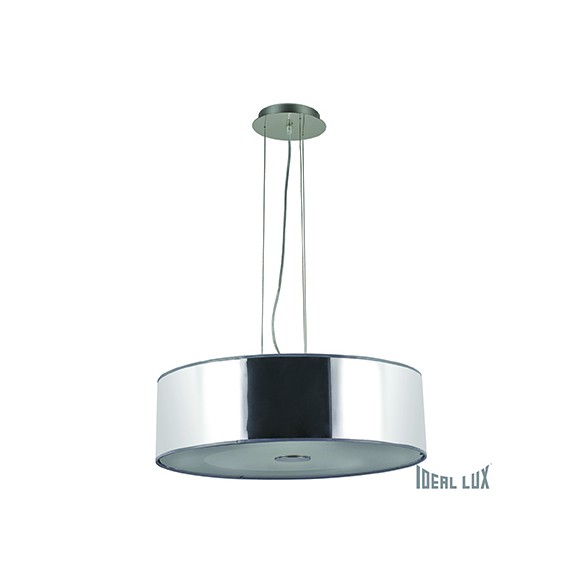 Ideal Lux Hängeleuchte Kronleuchter Woody Cromo SP 5x40W E27 - moderne komplexe Beleuchtung